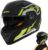 Casco Moto Integral – Casco Motocross Hombre Mujer con Visera, Casco Motocicleta con Doble Visera Y Visera Solar Hombre Y Mujer, Casco Integrale Motocicleta, Casco De Scooter para Adultos