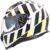 Casco Moto Integral ECE Homologado RAZZE Talla M ( 57/58 ) Blanco Y Amarillo SH881 EDICION Limitada Casco con Doble Visera Solar Casco Hombre Casco Mujer Casco Unisex