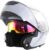 Cascos Modulares De Moto Mujer Hombre Dot ECE Homologado Cascos Abiertos De Moto con Doble Visera Lente Grande Cascos Integrales De Moto Ventilado Casco Ligero Moto