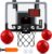 Collazoey Canasta Baloncesto Infantil, Canasta de Baloncesto con Puntuación Automática, Mini Canasta Baloncesto Habitacion con 3 Pelotas, Bomba, Juego de Juguetes Deportivos para niños