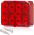 D-TECH 1 x Piloto antiniebla trasero rojo remolque impermeable 12v, Luces antiniebla LED para remolque, Faro antiniebla posterior LED homologada, IP67, Luz antiniebla rojo