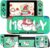 DLseego Pegatinas Compatible con Switch, Juego Completo de Protección Adhesiva para la Consola de Switch Joy-con-Conejo y Helado