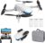 Dron GPS con cámara 4K EIS para adultos principiantes, mini dron con motor sin escobillas, transmisión WiFi 5G, cuadricóptero FPV RC plegable, regreso GPS a casa, sígueme, flujo óptico (white)