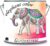 elephant color Pintura brillante de látex, pintura de emulsión, pintura para interiores con purpurina, para paredes de interior (5 L), color amarillo sol y plateado