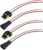 EMSea 4 Piezas 9005 9006 HB3 HB4 Casquillos de Bombilla Arnés de Cableado 2 Pines Luces Antiniebla Arnés de Cableado Accesorios de Piezas de Coche para Faros Delanteros Luces Antiniebla 12V-24V