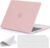 EooCoo Funda Compatible para MacBook Air 13,6 Pulgadas M2 A2681 M3 A3113 2022 2024 con Touch ID, Air 13 Carcasa Dura de Plástico Mate + Cubierta del Teclado + Paños de Pulido – Rosa Mate