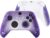 eXtremeRate Carcasa Transparente para Xbox Series X S Accesorios Carcasa Delantera con Carcasa de Grip Protector Empuñadura Agarre Cubierta Shell para Xbox Series S X Control-No Incluye Mando(Violeta)