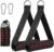 flintronic 2PCS Mango de Resistencia para Ejercicios, Agarres Poleas Gym con Anillos de Metal Doble D y Ganchos de Mosquetón Grandes para Entrenamiento Físico, Gimnasio, Ejercicio de Tríceps Crossover