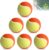 GBKDQQ 6 pelotas de tenis: pelotas de tenis para principiantes, pelotas de entrenamiento de tenis, para niños, Stage 3, pelota de práctica de color naranja, para mascotas, juegos deportivos para niños