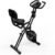 GEARSTONE Bicicleta estática magnética,Bicicleta magnética plegable,Bicicleta de fitness,Entrenador de interior plegable para entrenamiento cardiovascular,Sensor de muñeca,Soporte para teléfono