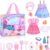 Gerbala Accesorios para Muñecas Bebe, 22 Pcs Conjunto de Accesorios para Muñeca de Juguete, Juego de rol para Niños Incluye Alimentar, Bañar, Arreglar, Cargar Bolsas