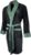 Groovy Assassin’s Creed Eivor Robe Albornoz, Negro/Verde, Talla única Unisex