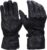 Harssidanzar Guantes de Moto Hombre, Cuero Genuino Masculino Pantalla táctil de Dedo Completo Forro Aislante de Calor Delgado Impermeable Guantes de Motocicleta KM048EU