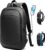 HEROIC KNIGHT Mochila Ordenador Portatil 17 Pulgadas Expandible Impermeable Casual Compacta Ligera Delgada Elegante para Trabajo Universidad Casual Cremalleras YKK (27L Negro)