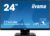 iiyama T2454MSC-B1AG 24″ PCAP 10P Táctil, Anti Glare coating, 1920 x 1080, Panel IPS, Slim Bezel, Altavoces, VGA, HDMI, Regulable en altura, 250 cd/m², USB 3.0-Hub (2xOut), 1000:1 Contraste estático