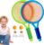 Juego de raquetas para niños de bádminton, raqueta de tenis para niños, Mango sin deslizamiento STOTTLECOCKS Training Sports Sports, Outdoor Dos personas juguetes deportivos para interacción entre pad