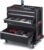 Keter Drawers, Locking System and 16 Removable Bins Organizador para Herramientas automotrices para mecánicos y garajes domésticos, Negro, Large