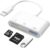 Lector de tarjetas SD USB, Lector de tarjetas SD, lector de tarjetas de memoria, lectores de tarjetas de memoria externos, adaptador de tarjeta SD para ventanas del ordenador, adaptador SD OTG