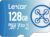 Lexar Fly Tarjeta Micro SD 128GB, microSDXC UHS-I, hasta 160MB/s de Lectura, U3, V30, A2, Microsd Compatible con DJI Dron y Cámara de Acción (LMSFLYX128G-BNNAA)