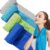 Lfish 4PCS Toalla de Enfriamiento,Toalla Refrescante de Gimnasio,Cooling Towel para Toalla Golf/Gym/Natación/Yoga/Fútbol/Running