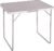 LOLAhome Mesa de Camping Plegable de Acero con encimera Efecto Madera Gris de 80x60x70 cm