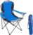 LOLAhome Silla Plegable de Camping de Acero y Lona con tapizado colchado…