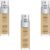 L’Oréal Paris Accord Parfait Base de Maquillaje 4.D Naturel Doré, Juego de 3 (3 x 30 ml)