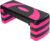 MAXSTRENGTH Stepper de ejercicio aeróbico con 5 niveles ajustables, ideal para gimnasio en casa, equipo de entrenamiento, cardio, yoga (rosa)