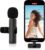 Micrófono Solapa Inalámbrico para Android USB C – 2.4GHz Plug&Play Wireless lavalier Microphone para Movil, Youtube, Tiktok Video, Facebook, Vlog