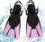 mizikuu Aletas Ajustables, Aletas de Snorkel Antideslizante Material Suave de TPR Tallas 34-38 Frog Aletas Cortas Aletas de Buceo para Natación Entrenamiento Niños y Adultos Unisex, Rosa