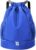 Molbory Bolsa de deporte con cordón para deportes y viajes, ajustable, con cremallera, impermeable, bolsa de deporte, bolsa de fútbol, niños (azul), azul