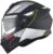 MT Helmet Casco Abatible Genesis Talla M (57/58) Modelo Talo Negro Mate Y Fluor con homologacion 22.06