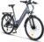 nakxus 26M208 – Bicicleta eléctrica (26 pulgadas, con batería de litio de 36 V, 12,5 Ah, para larga distancia de hasta 100 km, motor de 250 W, bicicleta plegable con aplicación de conformidad con la