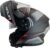 NAVA Helmets Casco Modular Talla L (59/60) Modelo Sprint Negro Mate Y Rojo 22.06 con homologacion P/J