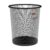 Papelera Malla Metalica 13 Litros Negra Ø26,5 x 28 cm. Cubo de Basura para Baño, Cocina, Organizador Escritorio, Oficina, Reciclaje