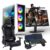 PC Racing Cosmo Pack PC Gaming Intel Core i5-11400F/16GB/1TB+256GB SSD/GTX1650 + Pantalla 24′ FullHD + Silla Gaming + Combo