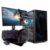 PC Racing Gaming AMD Ryzen 3 4100/16GB/1TB SSD/GTX 1650 + Monitor 22″ FullHD + Combo Gaming + Windows 11 Pro