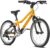 PROMETHEUS BICYCLES Pro Bicicleta 20 Pulgadas niño niña Aluminio | Bicicleta niño 20 Pulgadas BMX de 6 años | Super Ligera | Cambio Microshift de 7 velocidades | Negro Mate y Naranja