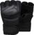 RDX Guantes MMA Artes Marciales Entrenamiento, Maya Hide Cuero Ventilada Grappling Guantillas, Noir Professional Abierto Palma Gloves, Sparring Kick Boxing Muay Thai Saco de Boxeo