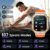 Reloj Inteligente Hombre Smartwatch Llamadas: 2.2″ Smart Watch con Presion Arterial Pulsometro Podometro Brujula Altimetro 107 Modos Deportivos Impermeable Reloj Digital Hombre para iPhone Android