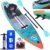 Tabla hinchables de Paddle Surf, Asiento de Kayak, 330 x 76 x 15 cm, hasta 150 kg, Almohadilla integrada, Aleta Desprendible, Doble Remo Ajustable, Kit de Reparación