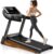 UMAY – Cinta de Correr Plegable reclinable 14 km/h, caminadora Profesional silenciosa con Motor de 3,0 HP y 3 Niveles de inclinación, Treadmill Home Plegable Carga máxima 136 kg