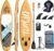 UPWELL Tabla de Paddle Surf Hinchable de 11’/10’6» con Accesorios de Sup Que Incluyen Mochila, Kits de reparación, Cubierta Antideslizante, Asiento de Kayak, Correa, 3 Aletas, Remo y Bomba de Mano