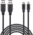 Wicked Chili PS5 Cable de Carga 3 m (2 Piezas) extensión USB-C | Cable de Carga rápida para Playstation 5 Dualsense, Switch Pro, Xbox Series X Controller (300 cm, protección contra torceduras)