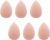 WLLHYF Mini Esponja de Maquillaje Blender 6 pcs Beauty Sponge Blender Soft Pressed Puff Face Body Wet Dry Makeup Tool para Base Cosmética Polvo Corrector Debajo de los Ojos (Piel Oscura)