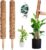 YAUNGEL tutores para Plantas, 2 Piezas de 41CM de Moss Stick, Soporte para Plantas de tótem, Estacas de Coco Apilables, Lazos de 20M para apoyar Plantas de Interior