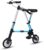 ZLYJ Mini Bicicleta Plegable 8 Pulgadas, Aluminio Ligero, Cómodo Sistema Plegado Rápido Ciudad Ajustable, Bicicleta Estudiante Portátil Ultraligera para Adultos Blue